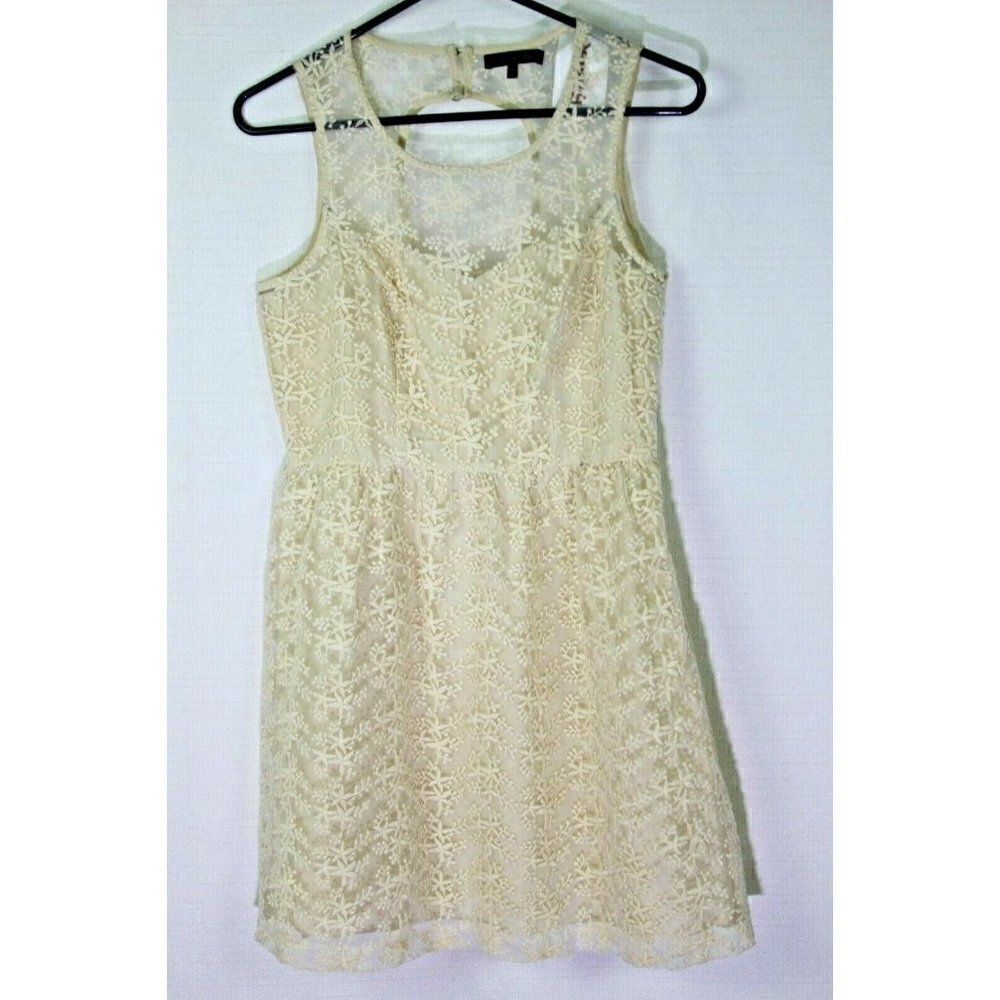 Max & Riley Floral Lace Dress S juniors